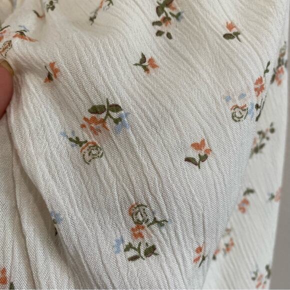 Billabong Love Somebody Cropped Long Sleeve Ballon Top Sz L - Picture 6 of 11